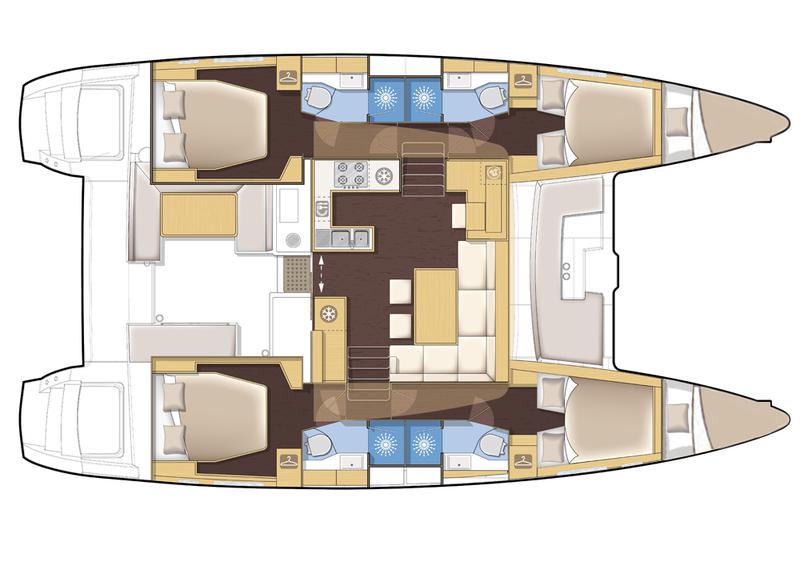 Book yachts online - catamaran - Lagoon 450 - Zuzo 2 - rent
