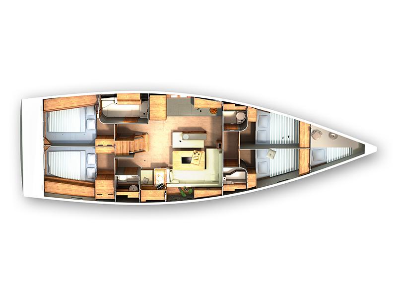 Book yachts online - sailboat - Hanse 505 - Anse - rent