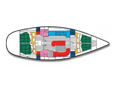 Book yachts online - sailboat - Oceanis 461 - Luna Rossa - rent