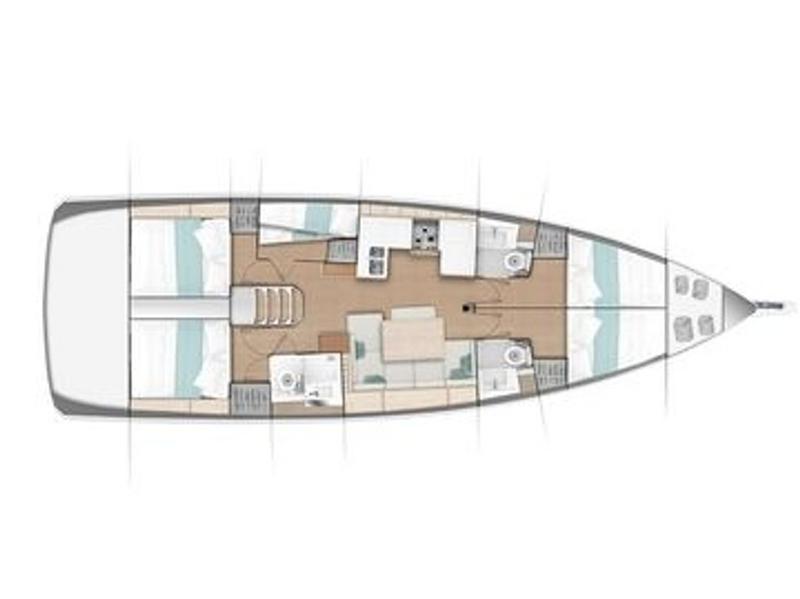 Book yachts online - sailboat - Sun Odyssey 49 - Corcho XVI - rent