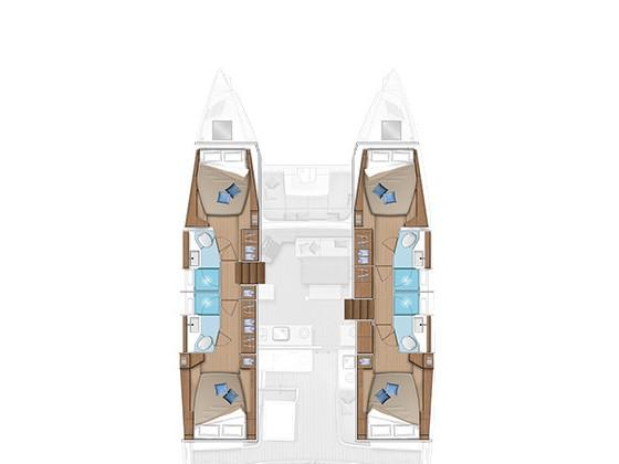 Book yachts online - catamaran - Lagoon 46 - My Star - rent