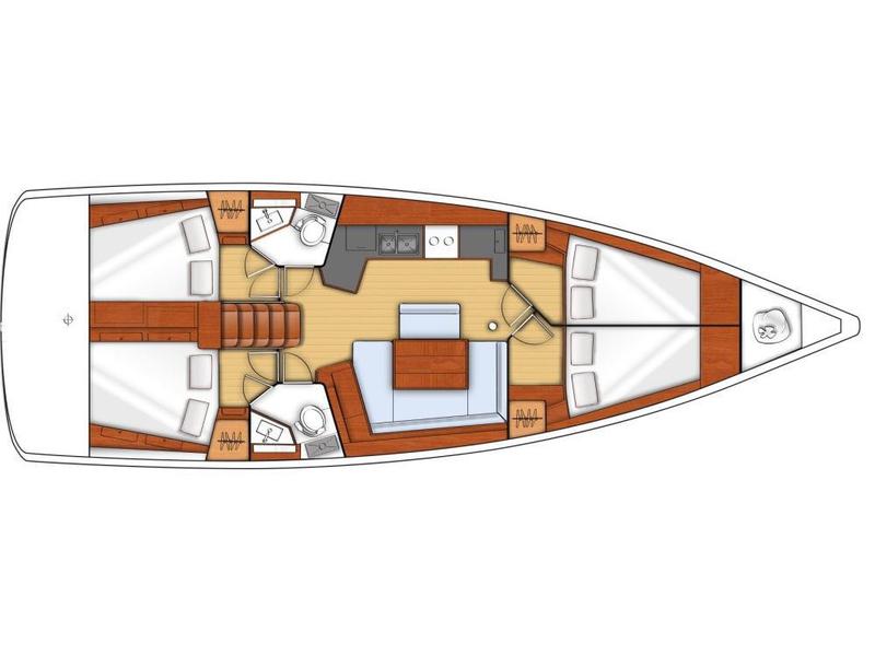 Book yachts online - sailboat - Sunsail 45.4 - Sunsail 45.4 (2020) - rent