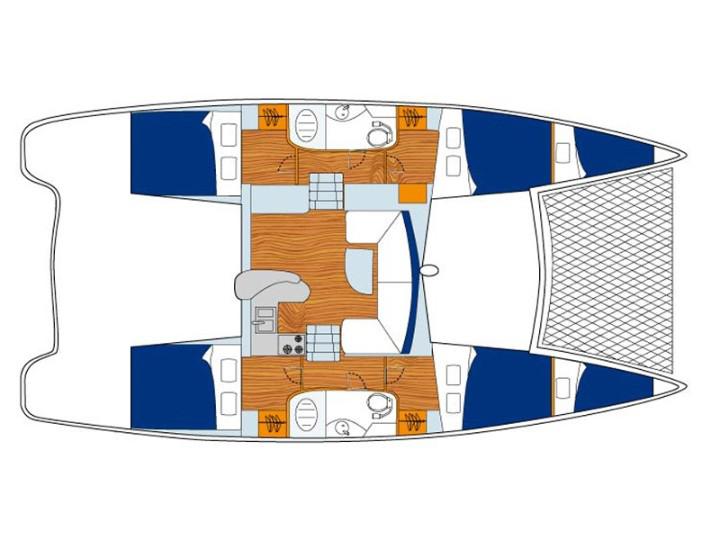 Book yachts online - catamaran - Sunsail 404 - Sunsail 404 (2019) - rent