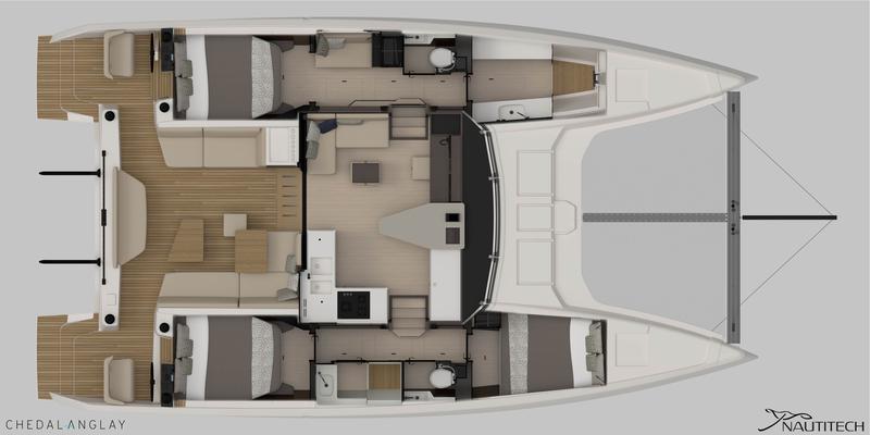 Book yachts online - catamaran - Nautitech 44 Open - Happiness - rent