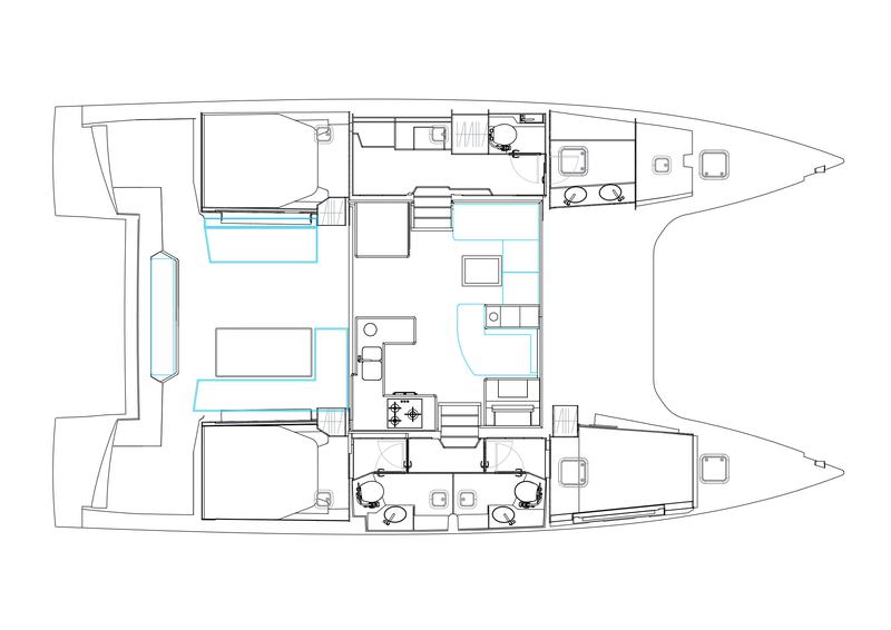Book yachts online - catamaran - Nautitech 46 Open - Ocean 11 - rent