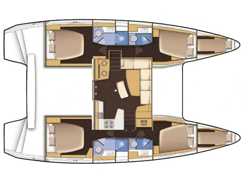 Book yachts online - catamaran - Lagoon 42 Premium A/C - Moka - rent