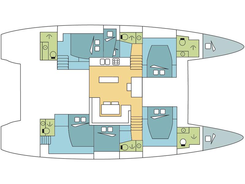 Book yachts online - catamaran - Lagoon 52F - Mercurey - rent