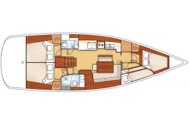 Book yachts online - False - Oceanis 46 (4Cab) - Swamy - rent