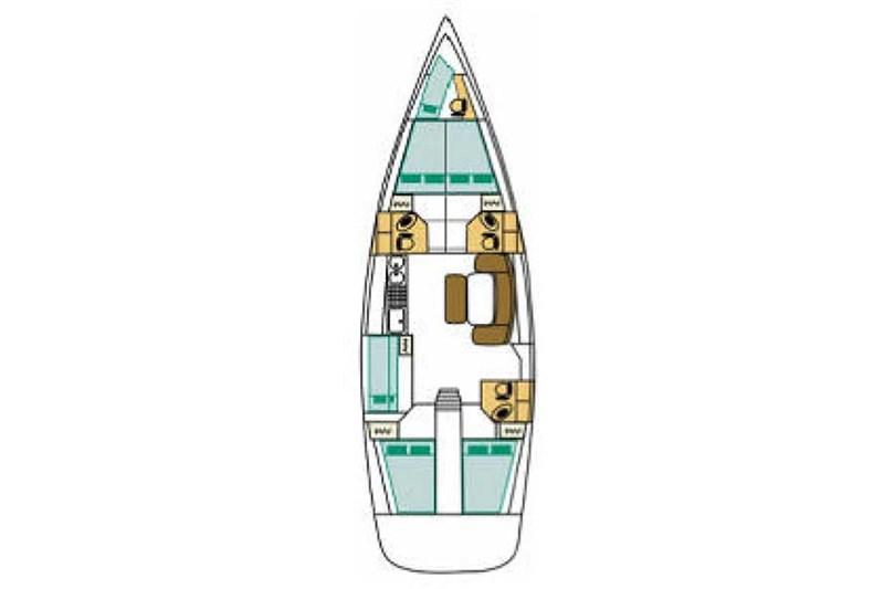 Book yachts online - False - Beneteau Cyclades 50.5 (5Cab) - Roulette - rent