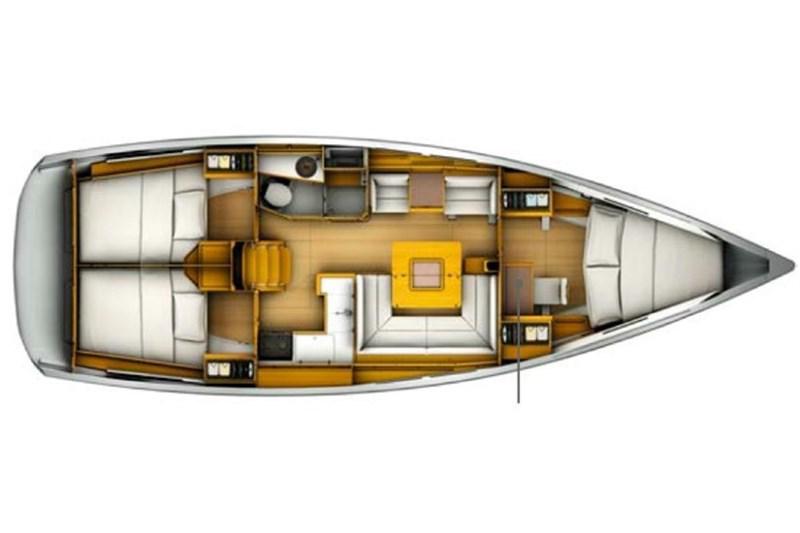 Book yachts online - False - Sun Odyssey 419 (3Cab) - Mira - rent