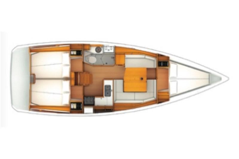 Book yachts online - False - Sun Odyssey 389 (3Cab) - Imagine - rent