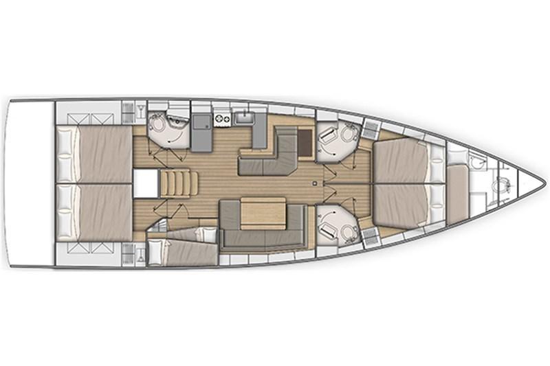 Book yachts online - False - Oceanis 51.1 (5Cab) - Avocado - rent