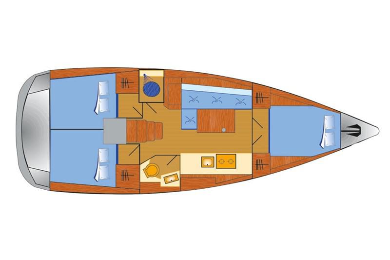 Book yachts online - False - Oceanis 38.1 (3Cab) - Maja - rent