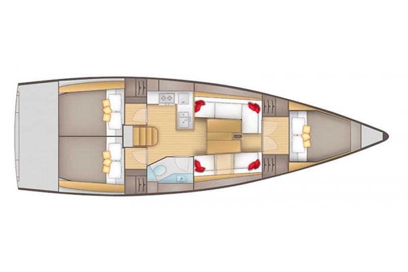 Book yachts online - False - Salona 38 Performance (3cab) - Bel mare 2 - rent