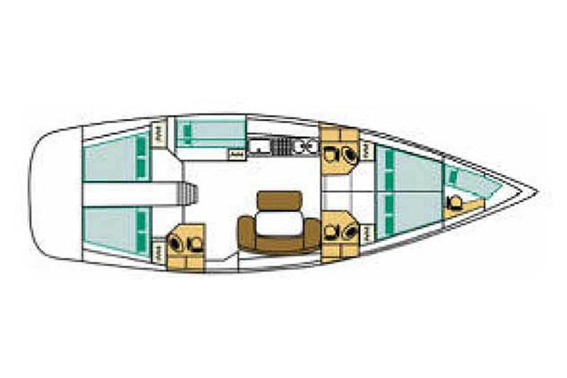 Book yachts online - False - Beneteau Cyclades 50.5 (5Cab) - Belle donne 4 - rent