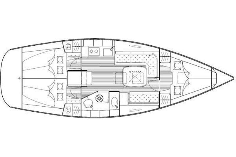 Book yachts online - False - Bavaria 35 Cruiser (3Cab) - Atlantis - rent