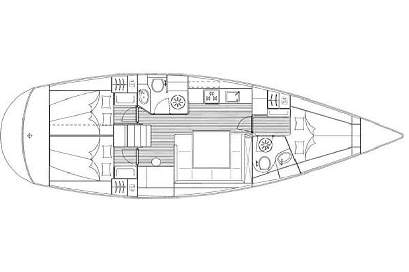 Book yachts online - False - Bavaria 43 Cruiser (3Cab) - Endless Summer - rent