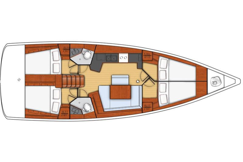 Book yachts online - False - Oceanis 45 (4Cab) - Alboran XXXIV Nini (Mallorca/La Lonja) - rent