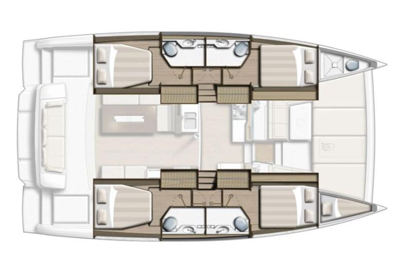 Book yachts online - False - Bali 4.2 (4+1Cab) - Holiday Inn - rent