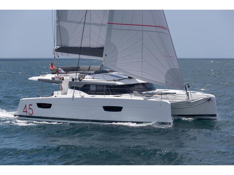 Book yachts online - catamaran - Elba 45 - USS Flamingo - rent