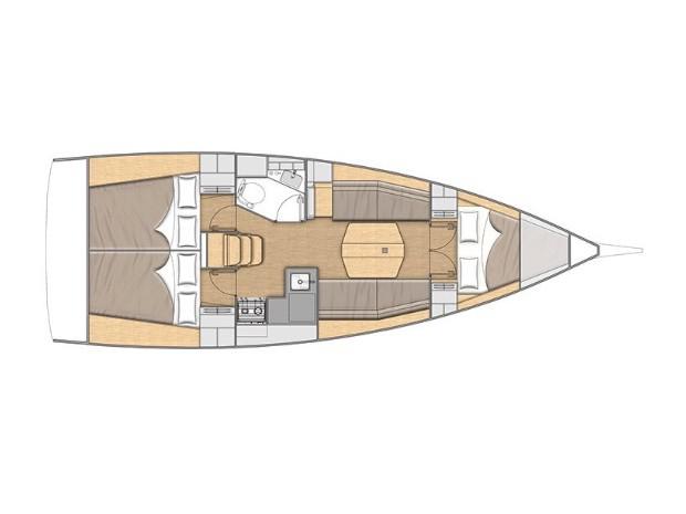 Book yachts online - sailboat - Oceanis 34.1 - Delfino - rent