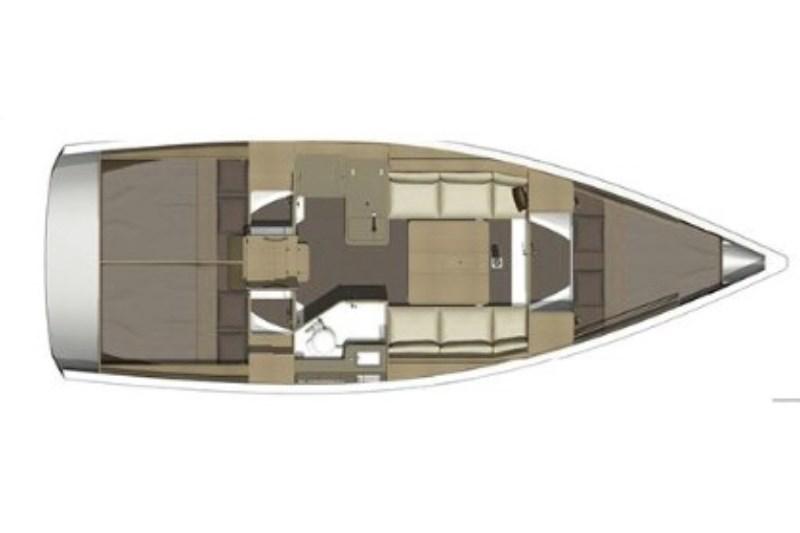 Book yachts online - False - Dufour 350 Grand Large (3Cab) - Navita - rent