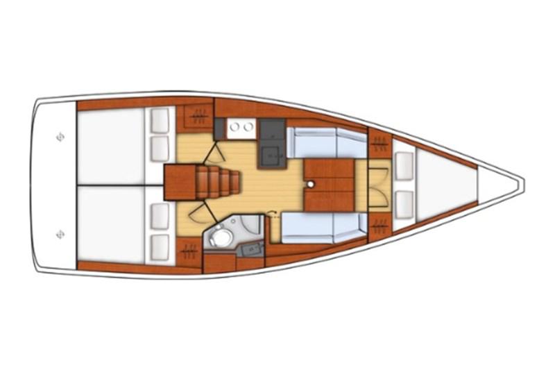 Book yachts online - False - Oceanis 35.1 (3Cab) - Aquarius - with bowtruster - rent