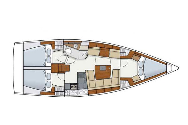 Book yachts online - False - Hanse 415 (3Cab) - Bel planeta - rent