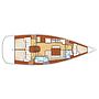 Book yachts online - sailboat - Oceanis 40 - Second Wind - rent
