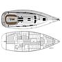 Book yachts online - sailboat - Bavaria 33 Cruiser - Lebić (GPS in cockpit, solar panels) - rent