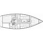 Book yachts online - sailboat - Bavaria 31 Cruiser - Jelsa (GPS in cockpit, solar panels) - rent