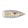 Book yachts online - sailboat - Dufour 405 - Albatros - rent