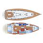 Book yachts online - sailboat - Bavaria 44 - Lady F - rent
