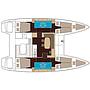 Book yachts online - catamaran - Lagoon 400S2 - FOOTPRINTS - rent