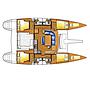 Book yachts online - catamaran - Lagoon 450 Sportop - MANGO V - rent