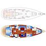 Book yachts online - sailboat - Bavaria 49 - Margeo IV - rent