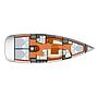 Book yachts online - sailboat - Sun Odyssey 42i - SO42i-10-D - rent