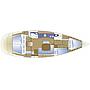 Book yachts online - sailboat - Bavaria 44 - Tatinja (Chartplotter in cockpit) - rent