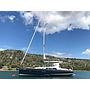 Book yachts online - sailboat - Oceanis 38.1 - Baby Dory AC shore power underwater light blue hull - rent