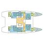 Book yachts online - catamaran - Lagoon 52F - Caracara - rent