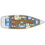 Book yachts online - sailboat - Bavaria 46 - Shanti Blu - rent