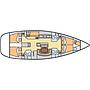 Book yachts online - sailboat - Beneteau Oceanis 50 - Luna M - rent