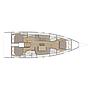 Book yachts online - sailboat - Oceanis 46.1 / 3 cabins - Lady Relax - rent