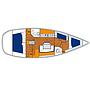 Book yachts online - sailboat - Cyclades 43.4 - TINA - rent