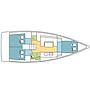 Book yachts online - sailboat - Oceanis 38 - Kiriaki - rent