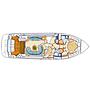 Book yachts online - motorboat - Azimut 46 - West Wind - rent