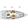 Book yachts online - sailboat - Hanse 445 - Luna dei mari - rent