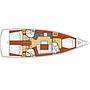 Book yachts online - sailboat - Oceanis 43 - BLACK SHEEP - rent