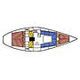 Book yachts online - sailboat - Dehler 38 - Agape - rent