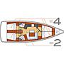 Book yachts online - sailboat - Oceanis 45 (4 cabs) - Flamenco - rent